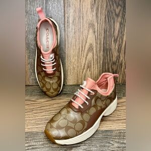 Coach C270 Women’s C5774 Signature Tech Runner Sneakers Size 10B EXCELLENT!